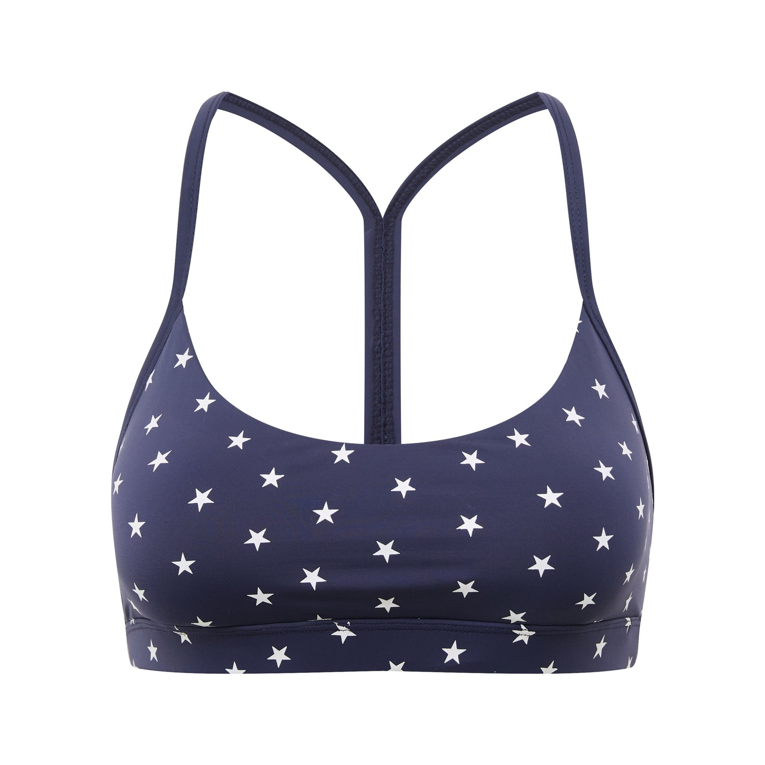 RUN_TO_THE_FUTURE_Original_Star_Print_Slim_Fit_U_Neck_Elastic_Hem_Cropped_With_Pad_Camisoles_MISSTT