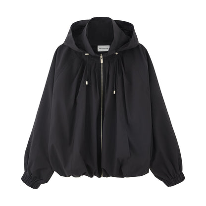 RUN_TO_THE_FUTURE_Original_Straight_Zip_Hooded_Pockets_Unisex_Polyester_Classic_Windbreakers_MISSTT