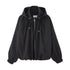 RUN TO THE FUTURE Original Straight Zip Hooded Pockets Unisex Polyester Classic Windbreakers