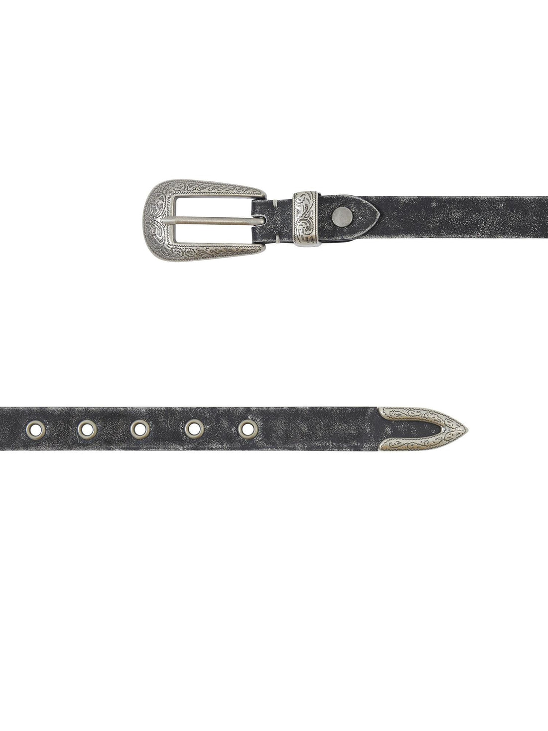 RUN TO THE FUTURE Premium Suede Leather Casual Belt Unisex Nostalgic Black Clothing Accessories