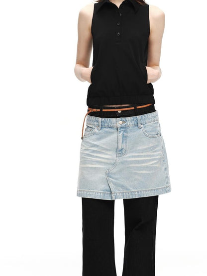 RUN TO THE FUTURE Retro Modern Double Breasted Cape Two Piece Women&