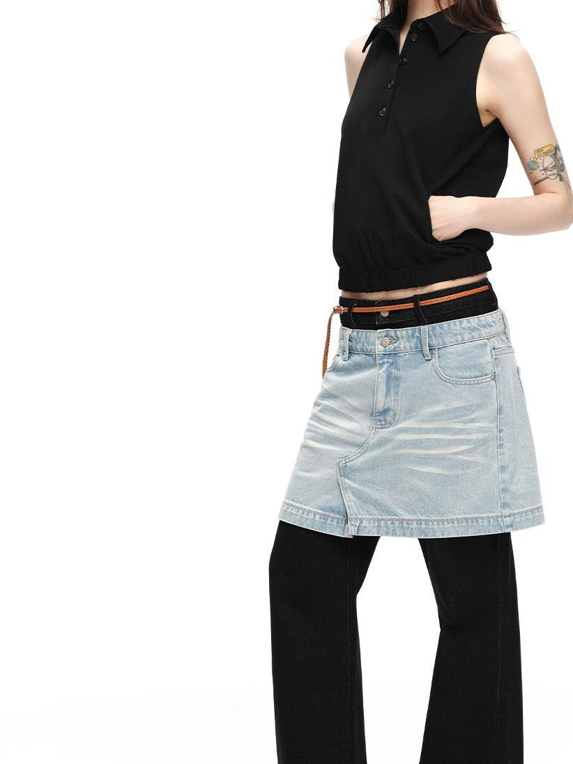 RUN TO THE FUTURE Retro Modern Double Breasted Cape Two Piece Women&