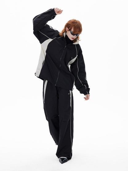 RUN TO THE FUTURE Retro Patchwork Deconstructed Quick Dry Women&
