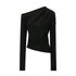 RUN_TO_THE_FUTURE_Ruched_Asymmetric_Off_Shoulder_Lyocell_Wool_Women&