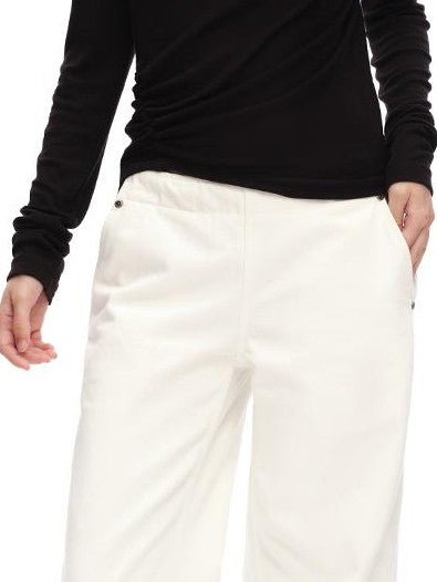 RUN TO THE FUTURE Ruched Asymmetric Off Shoulder Lyocell Wool Women&
