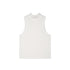 RUN TO THE FUTURE Soft Viscose Asymmetric Original Design Slim Fit Women Beige Tank Tops