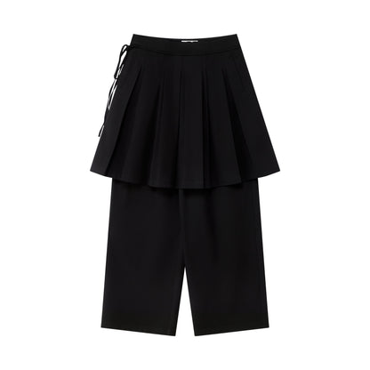 RUN_TO_THE_FUTURE_Solid_Two_Piece_Pleated_Straight_Wide_Leg_Women&