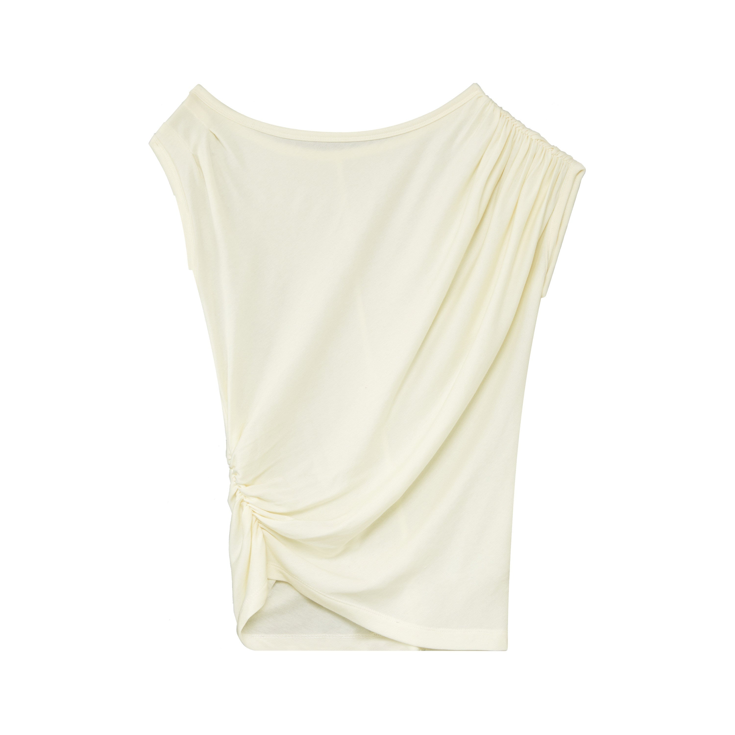 RUN_TO_THE_FUTURE_Striped_Asymmetrical_One_Shoulder_Pleated_Women&