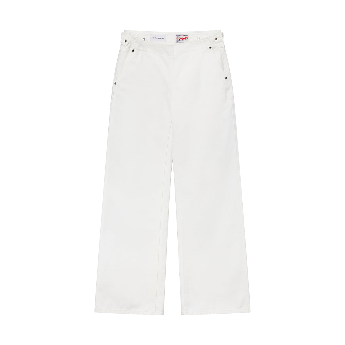 RUN_TO_THE_FUTURE_Structured_White_No_Fly_Paris_Button_Low_Rise_Cotton_Women&