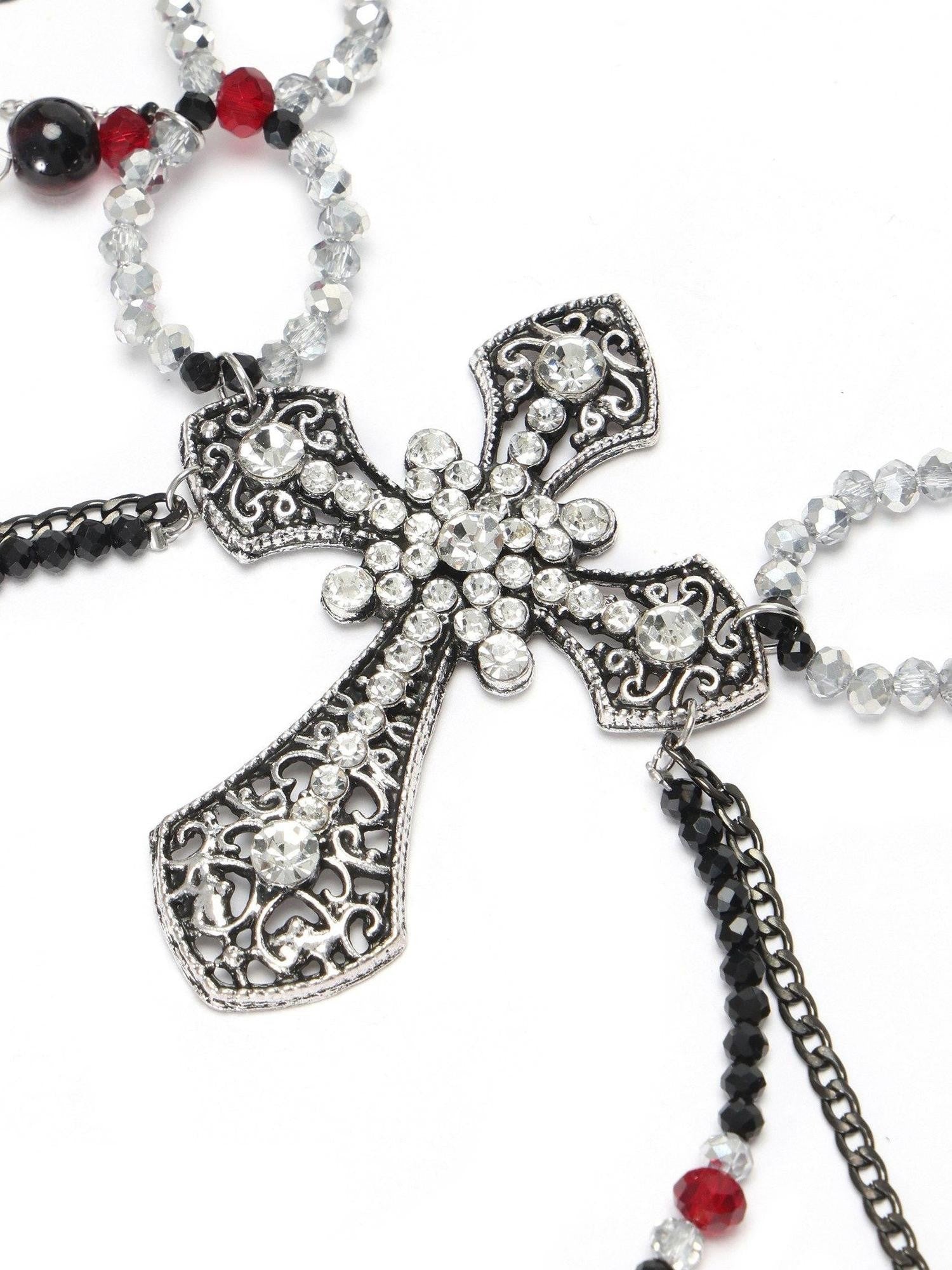 RUN TO THE FUTURE Sweet Punk Original Cross Pendant Women&