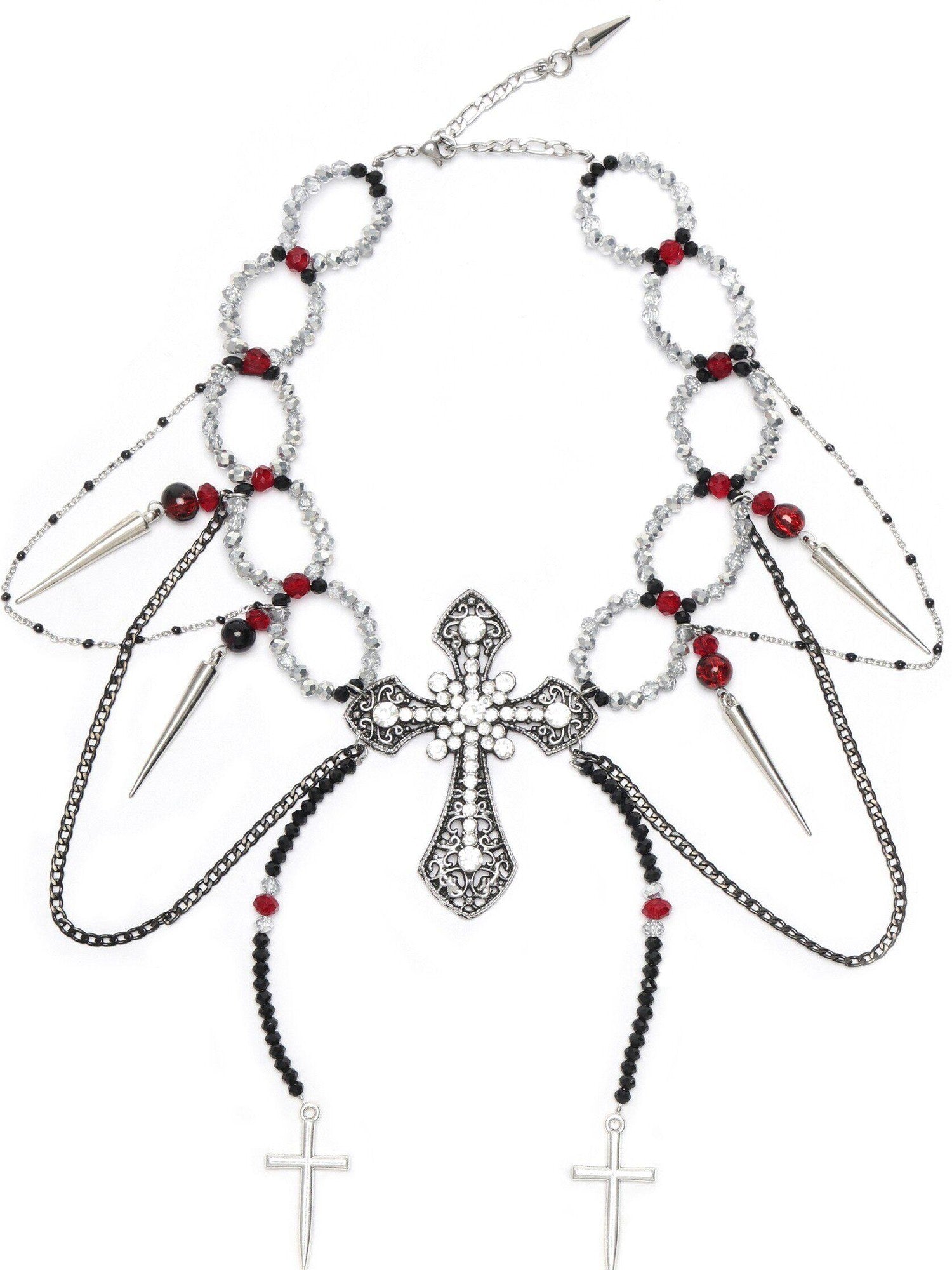 RUN TO THE FUTURE Sweet Punk Original Cross Pendant Women&