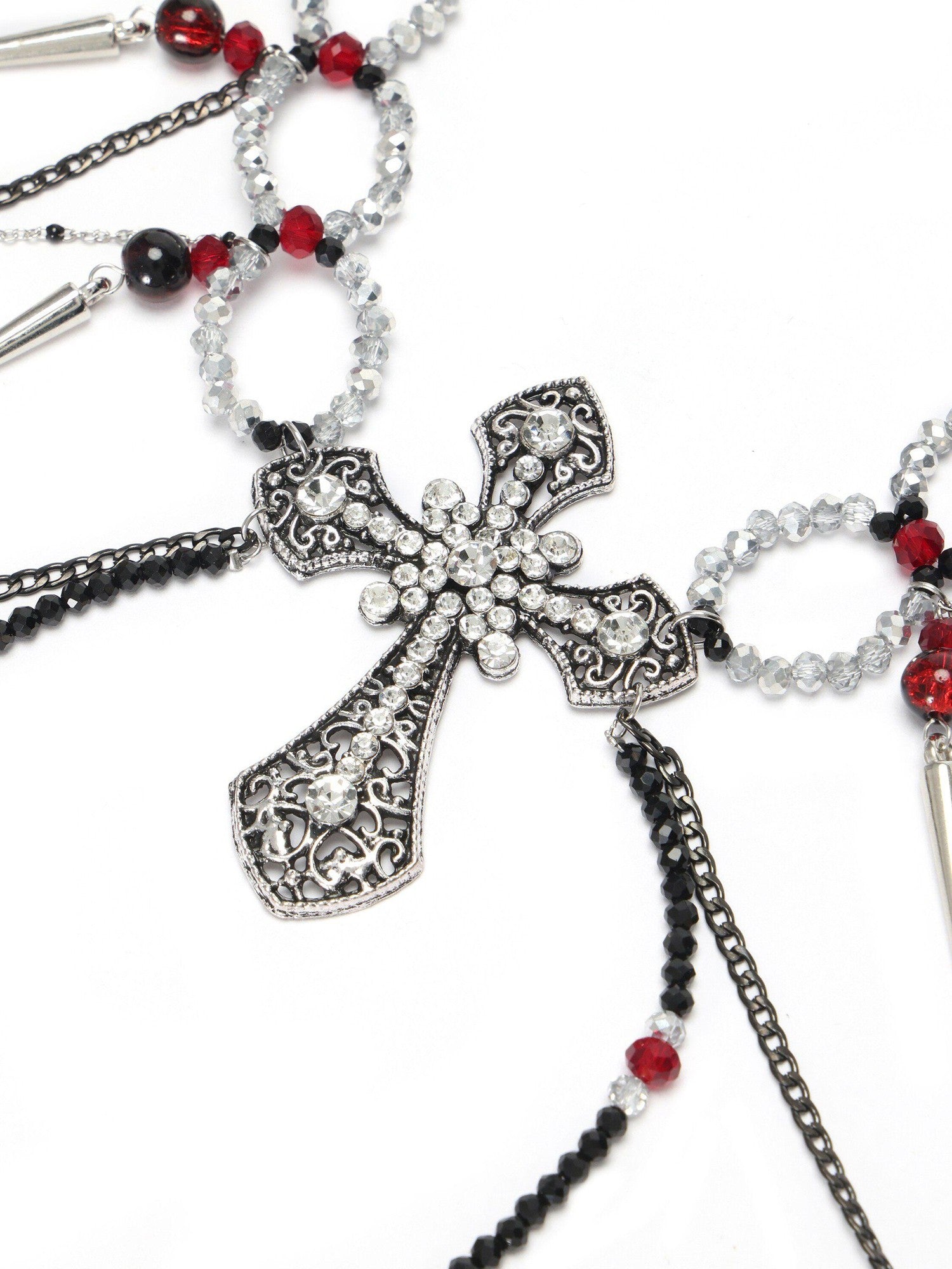 RUN TO THE FUTURE Sweet Punk Original Cross Pendant Women&
