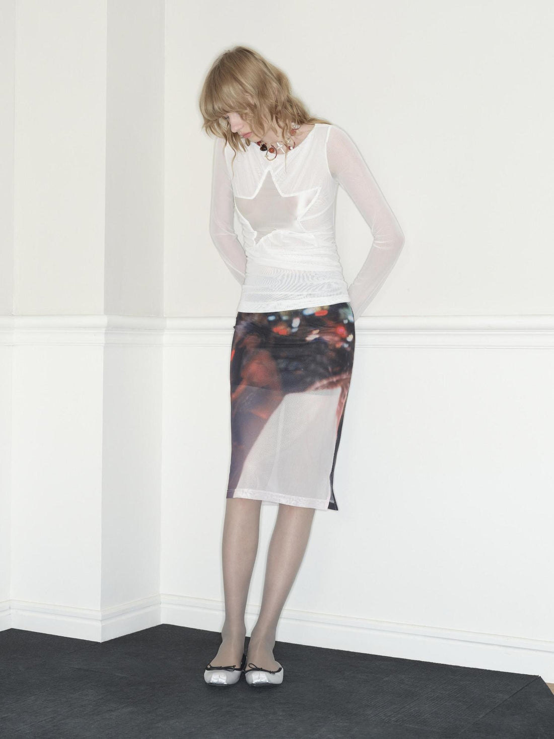RUN TO THE FUTURE Tie Dye Patchwork Low Waist A Line Loose Street Women Midi Skirts