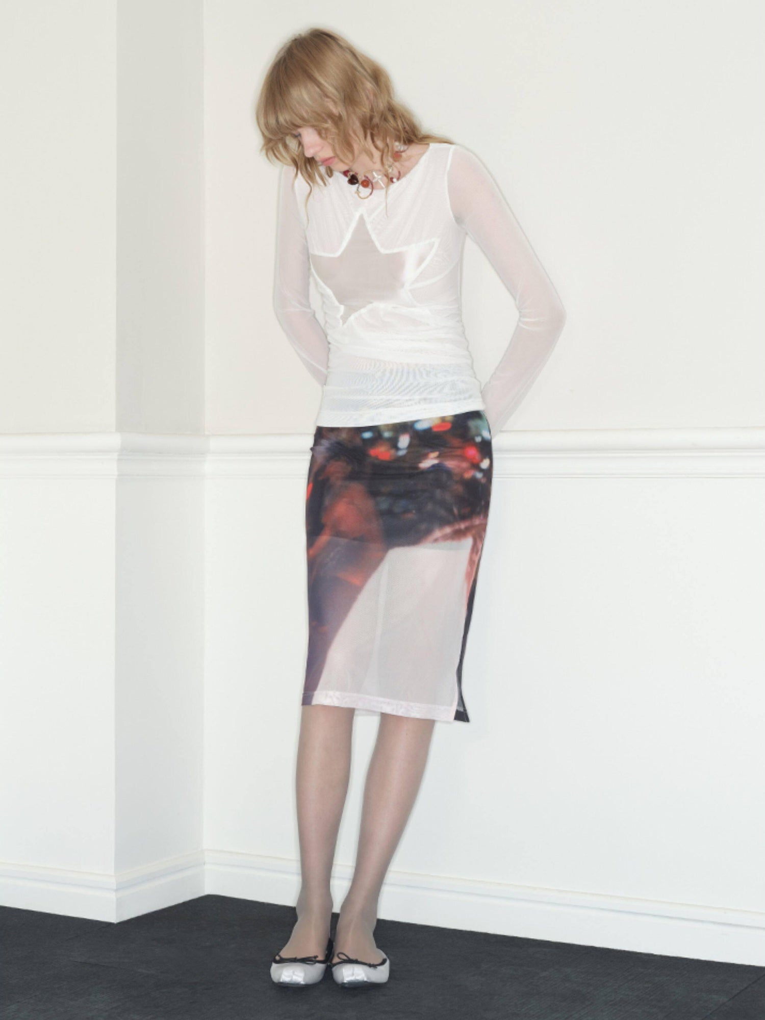 RUN TO THE FUTURE Tie Dye Patchwork Low Waist A Line Loose Street Women Midi Skirts