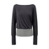 RUN_TO_THE_FUTURE_V-neck_One_Shoulder_Contrast_Trim_Loose_Fit_Lyocell_Women&