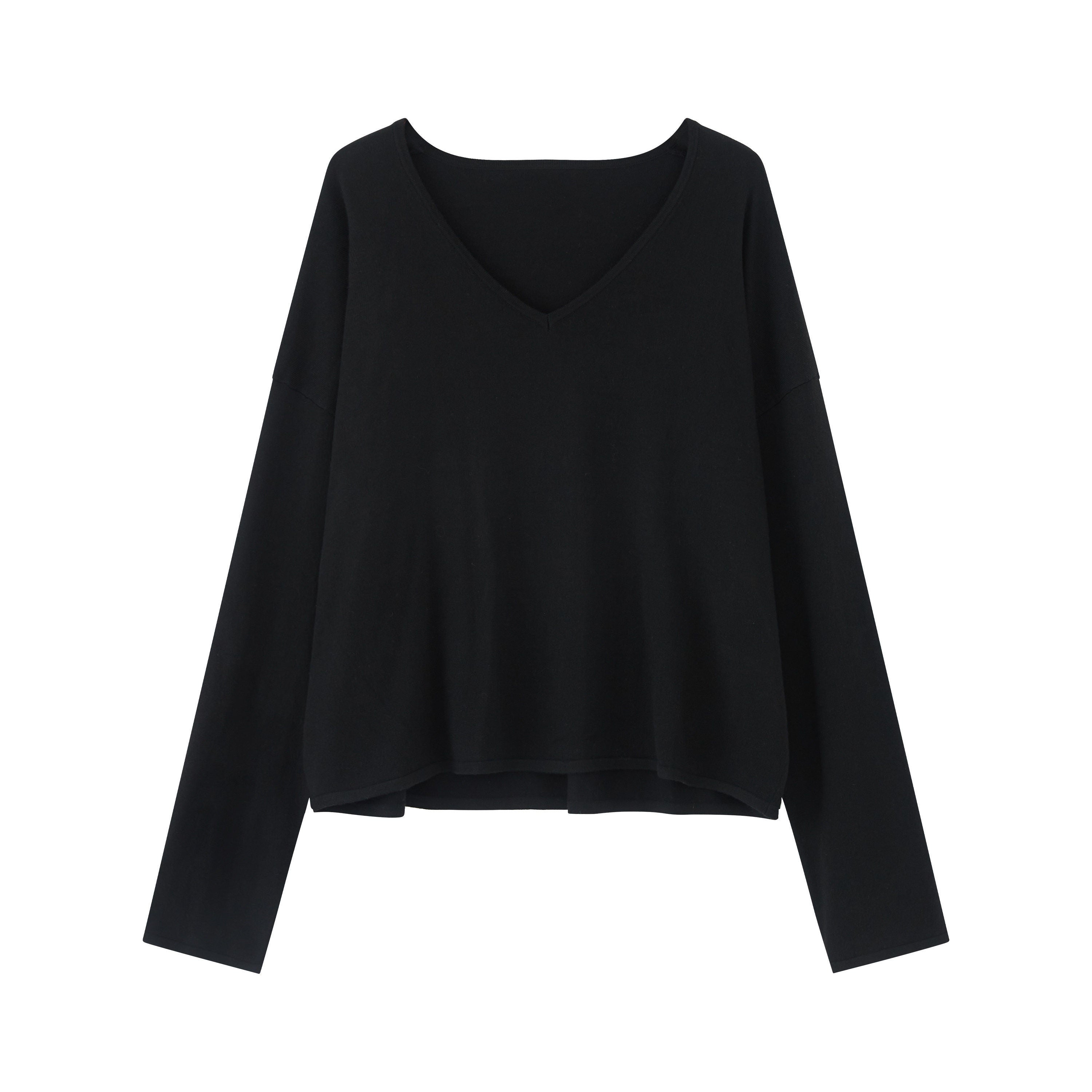 RUN_TO_THE_FUTURE_V-neck_Relaxed_Knit_Women&