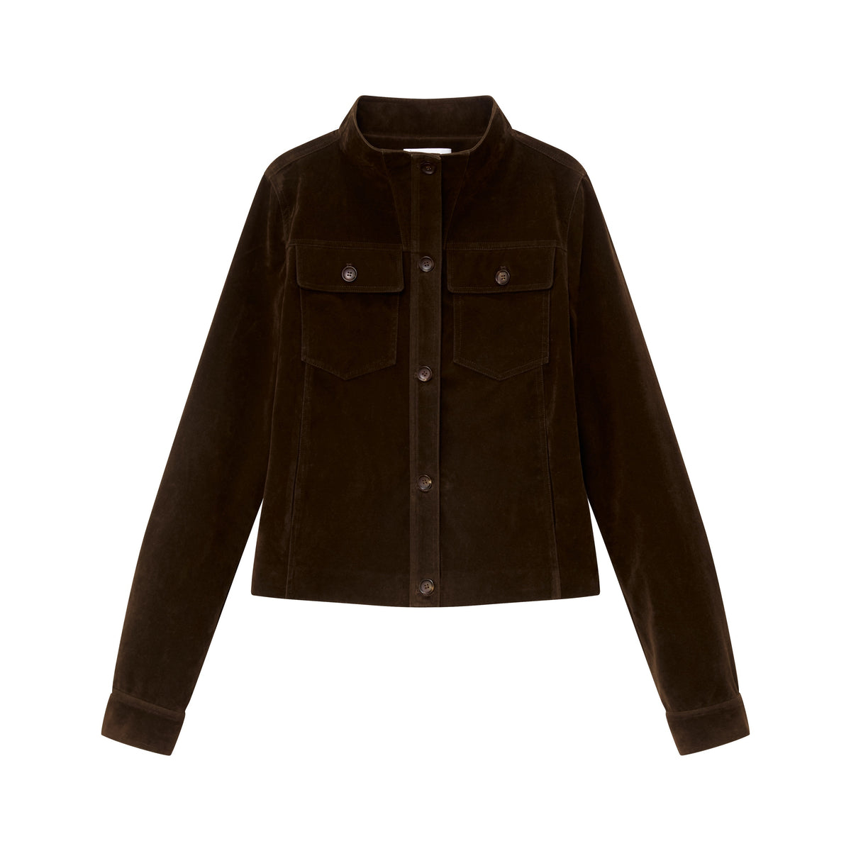 RUN_TO_THE_FUTURE_Vintage_Faux_Suede_Stand_Collar_Slim_Waist_Women&
