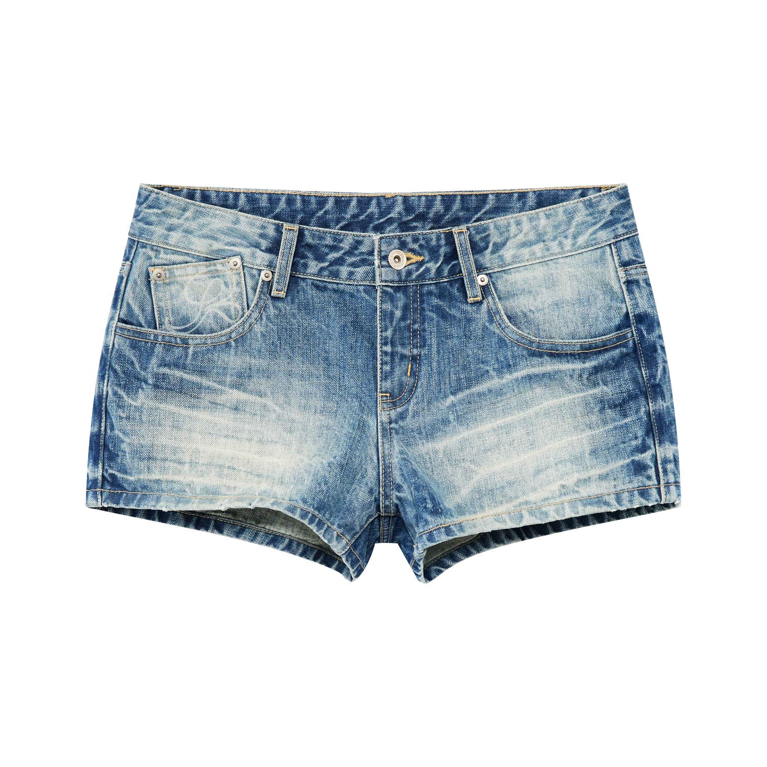 RUN_TO_THE_FUTURE_Vintage_Washed_A_Line_Distressed_Button_Fly_Women&