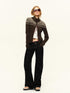 RUN TO THE FUTURE Vintage Washed Low Rise Pocket Detail Women Cotton Dark Wash Straight Jeans