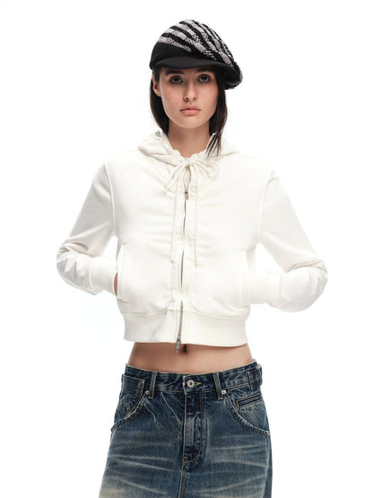 RUN TO THE FUTURE Vintage Yarn Hollow Knit Striped Short Brim Women&