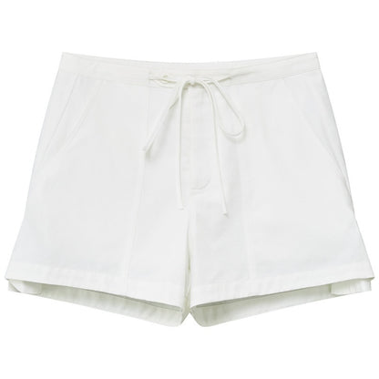 RUN_TO_THE_FUTURE_White_A_Line_Paperbag_Waist_Built_In_Safety_Liner_Women&