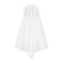 RUN_TO_THE_FUTURE_White_Asymmetrical_V-neck_Loose_Fit_Women&