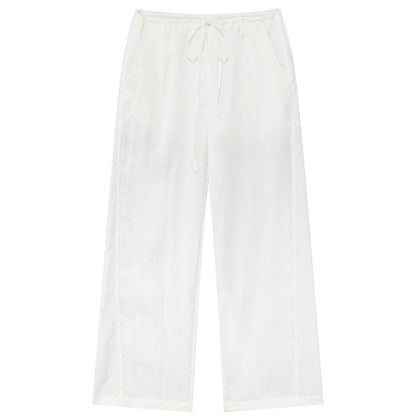 RUN_TO_THE_FUTURE_White_Drawstring_Mid_Rise_Straight_Relaxed_Women&