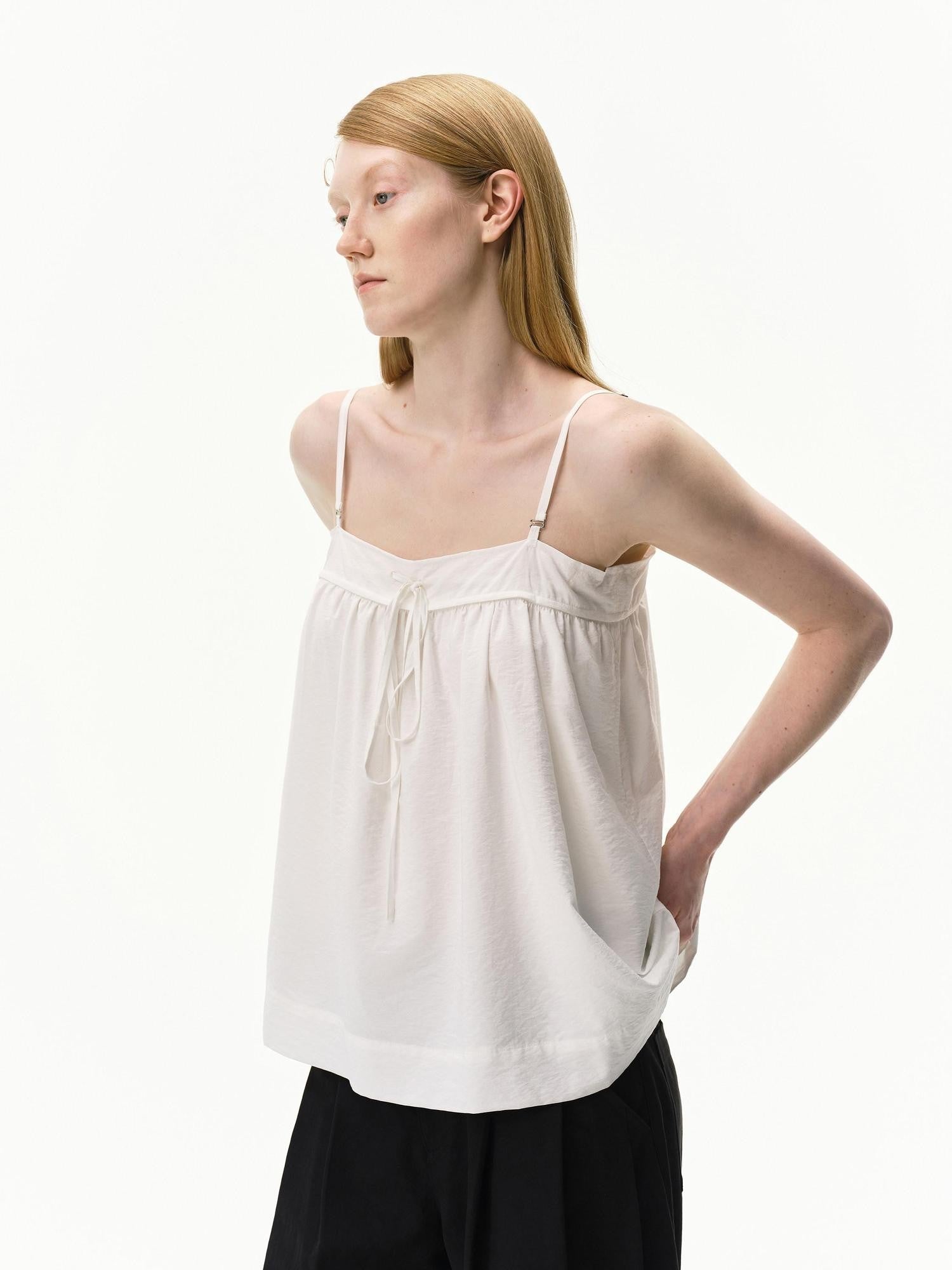 RUN TO THE FUTURE White Leopard Print Ruched Drawstring Tie Women&