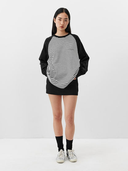 Raglan Stripe Long Sleeve Tee