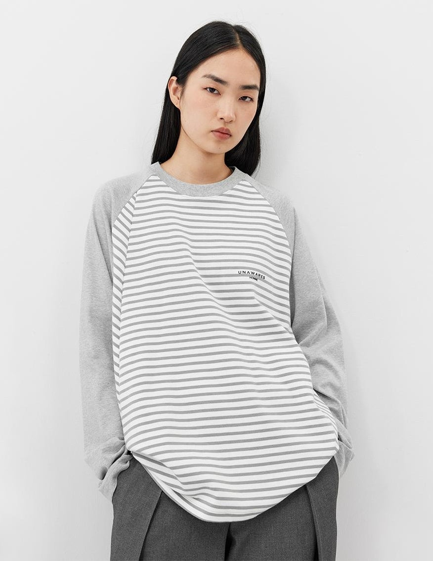 Raglan Stripe Long Sleeve Tee