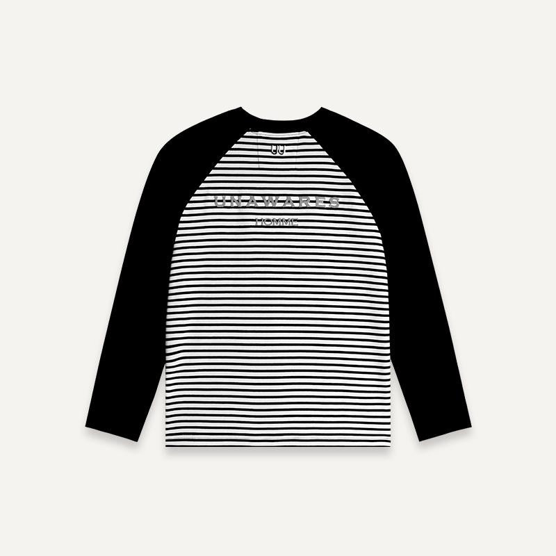 Raglan Stripe Long Sleeve Tee