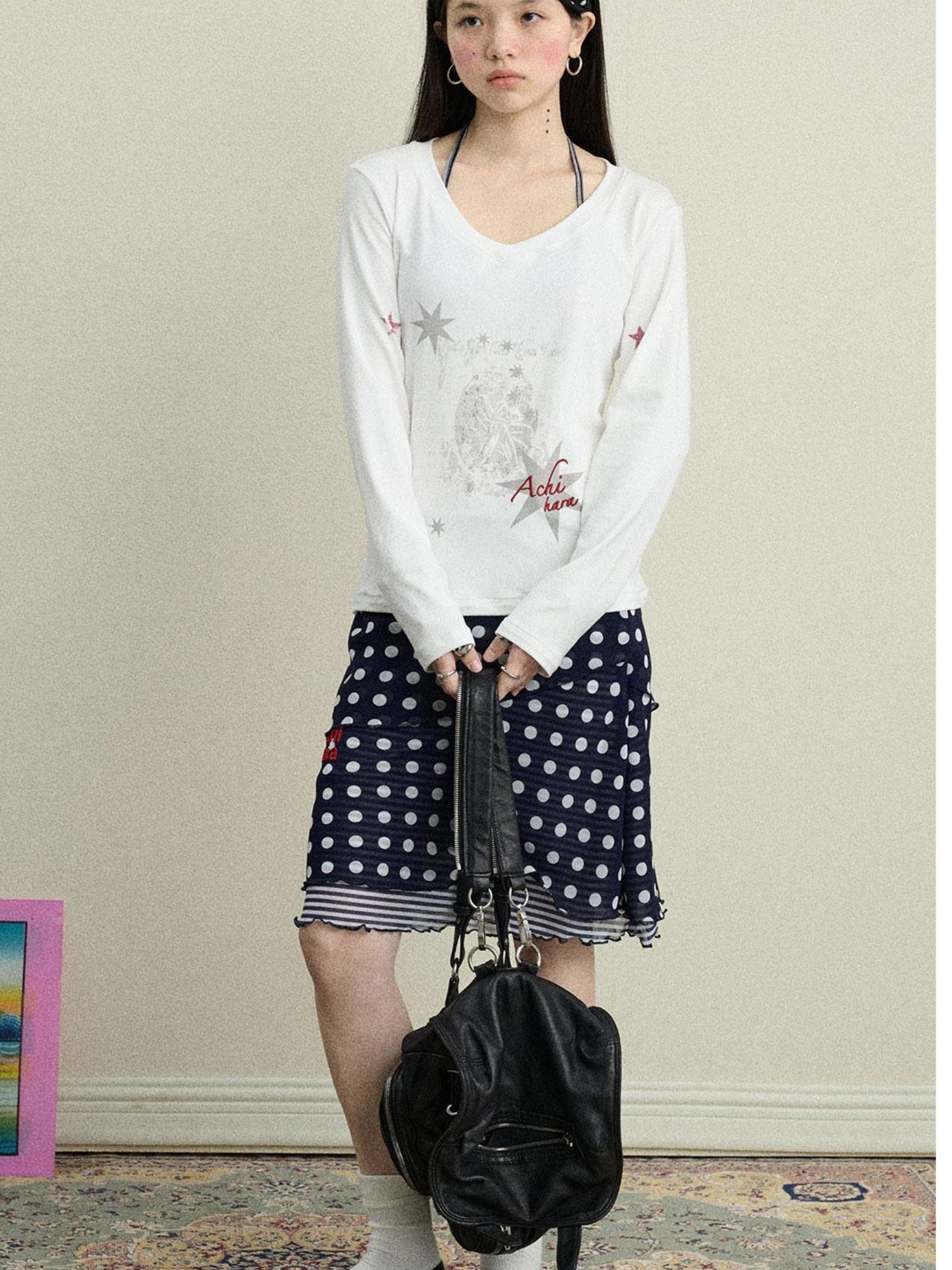 Achihara Rayon Stretch Sun-Proof Star 2.0 Long Sleeve Shirts