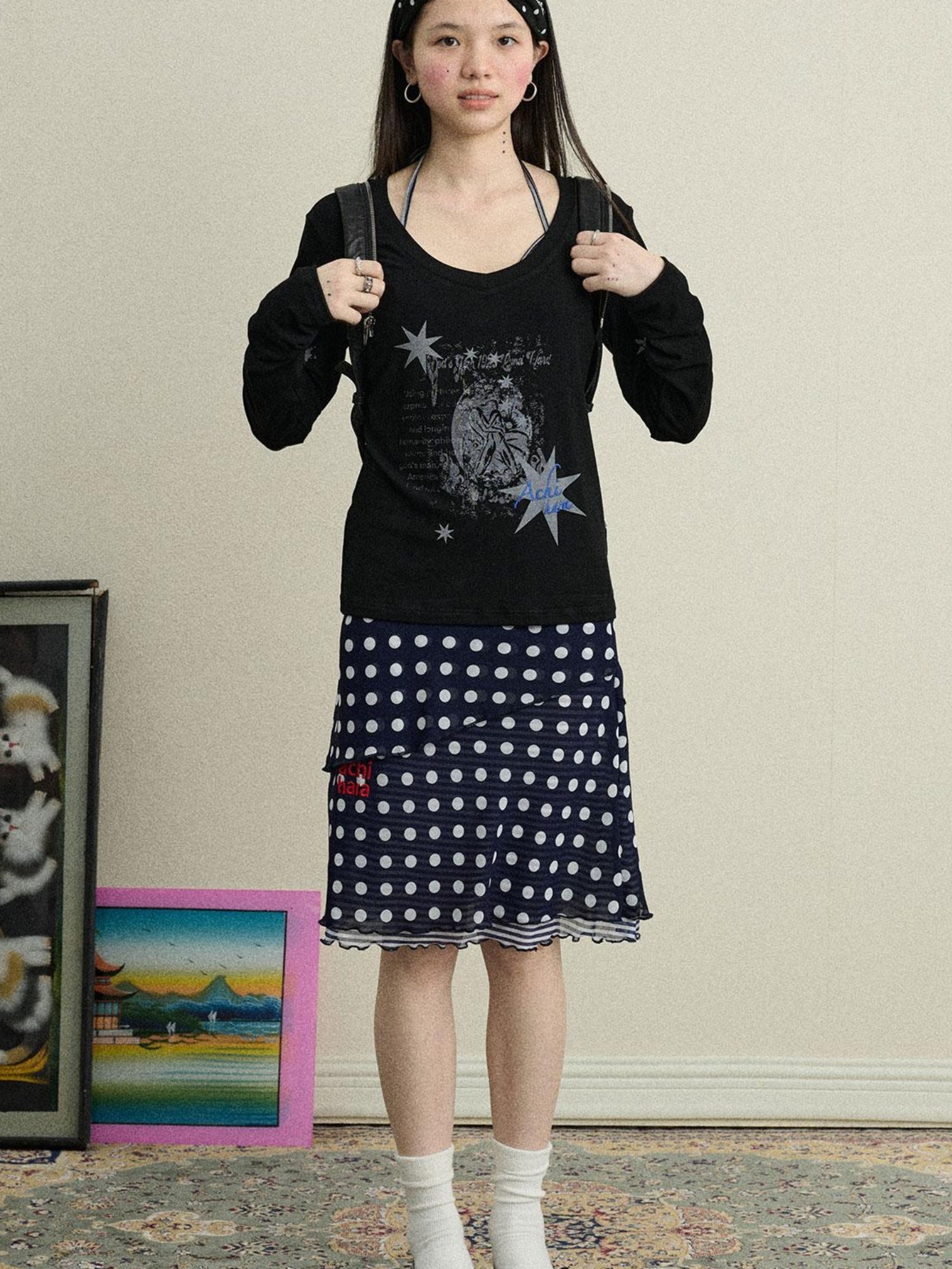 Achihara Rayon Stretch Sun-Proof Star 2.0 Long Sleeve Shirts