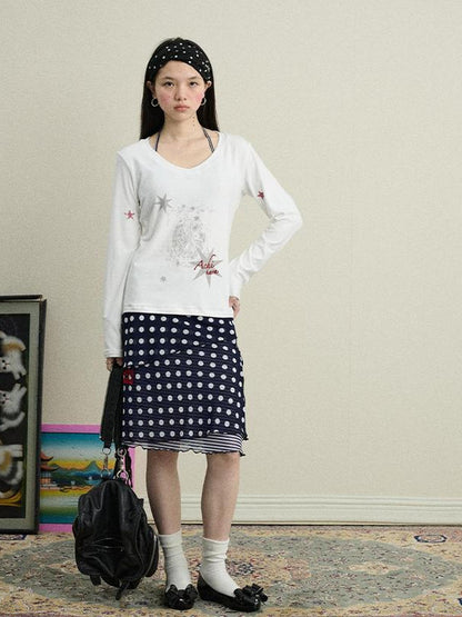 Achihara Rayon Stretch Sun-Proof Star 2.0 Long Sleeve Shirts