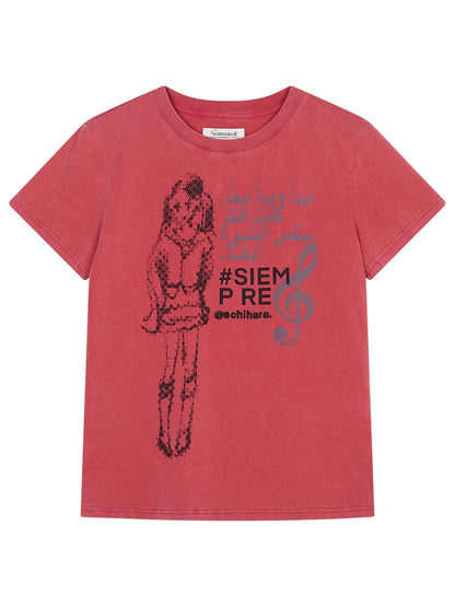 Achihara Vintage Music Radio Tee