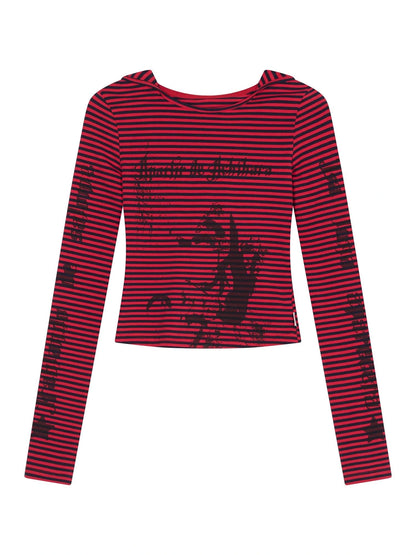 Salome Summer Tee With Moon Print