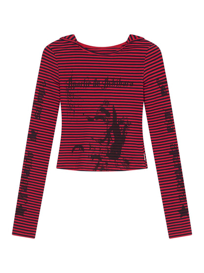 Achihara Salome Summer Tee With Moon Print