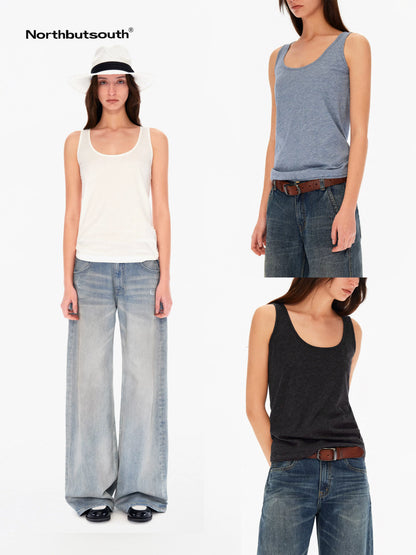 Relaxed U Neck H Silhouette Women&