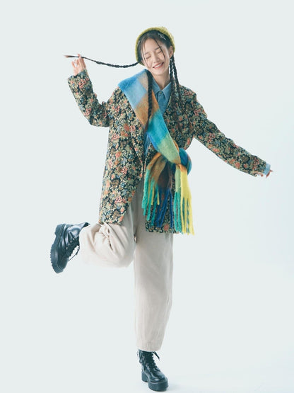 Sweet Mi Retro Bloom Lapel Jacket