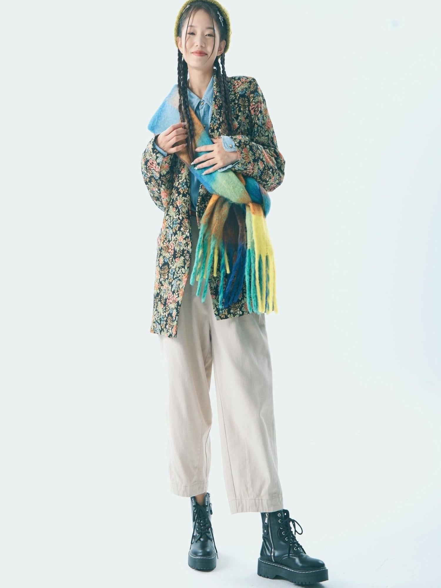Sweet Mi Retro Bloom Lapel Jacket