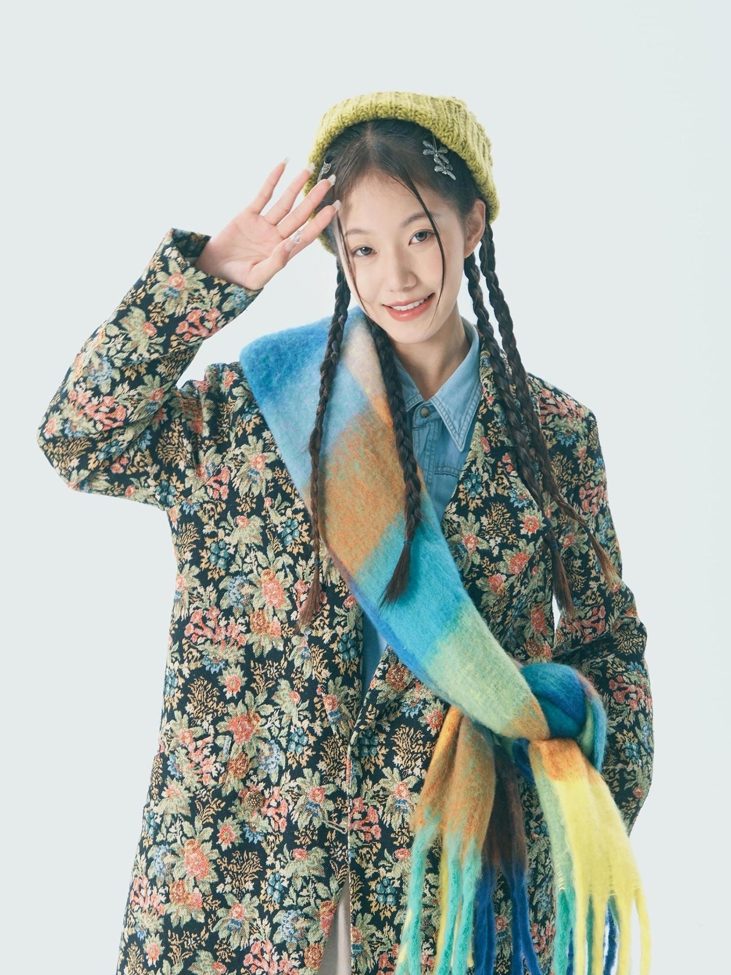 Sweet Mi Retro Bloom Lapel Jacket