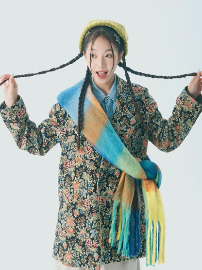 Sweet Mi Retro Bloom Lapel Jacket