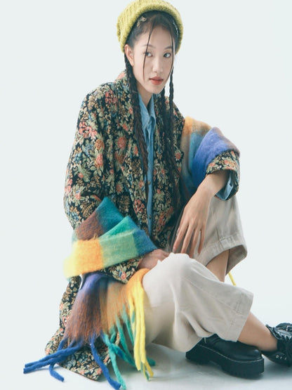 Sweet Mi Retro Bloom Lapel Jacket