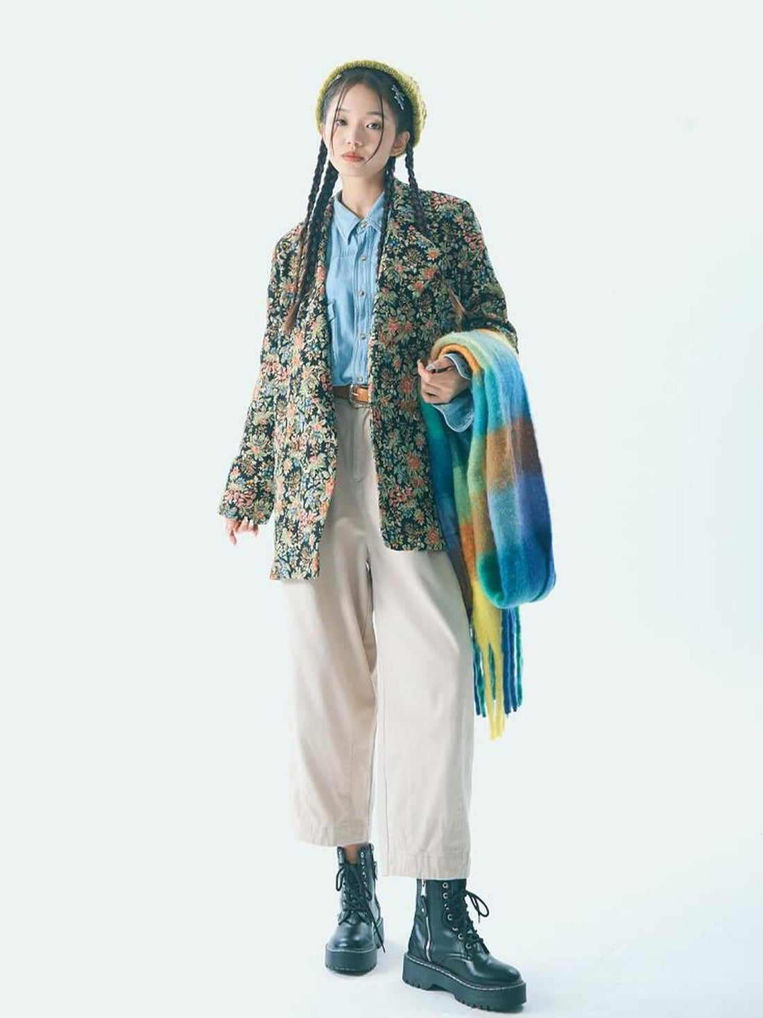 Sweet Mi Retro Bloom Lapel Jacket