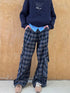Retro Plaid Cargo Pants For Women Relaxed Fit Stylish Design