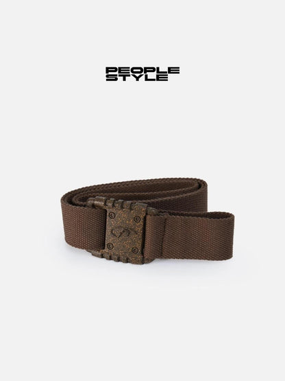 Retro Utility Weave Tactical Belt Unisex 100 Polyester 3 7 X 119 Cm