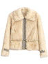 Fur Trim Detachable Hem Trench Coat
