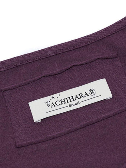 Achihara Romantic Print Modal Cotton Stretch Knit T-Shirt