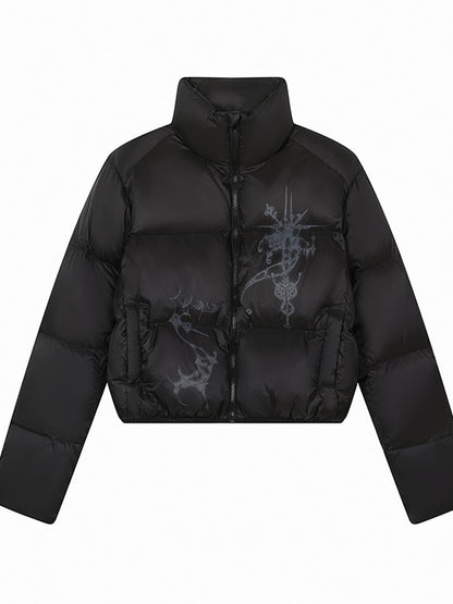 Achihara Alchemy Inspired Quilted Nylon Jacket