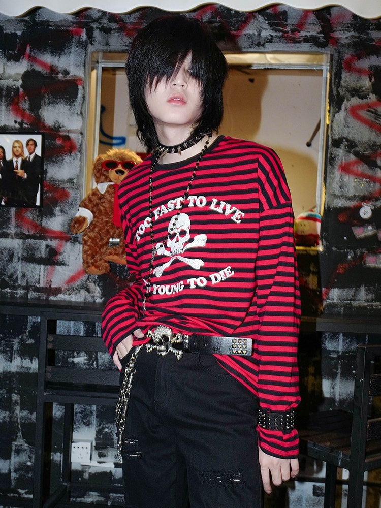 Rs_by_RebelSeed_Black_Gray_Stripe_Emo_Punk_Drop_Shoulder_Women&